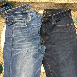 2 American Eagle Men's Excellent Men’s Jeans 
34 x 32